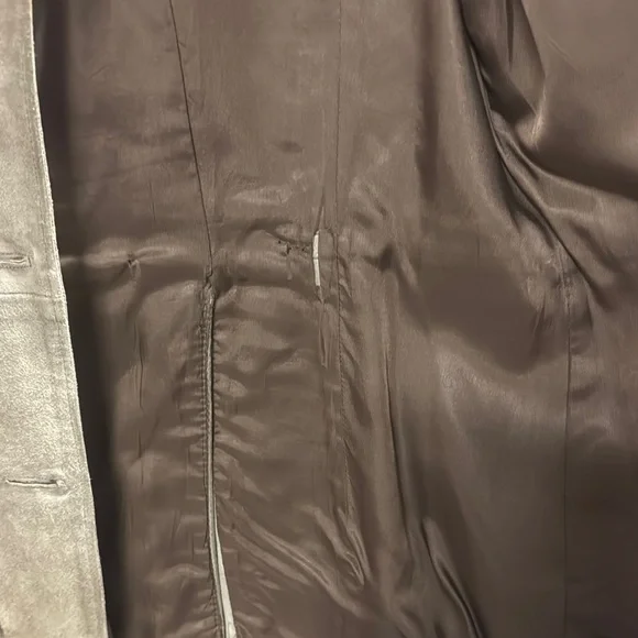 Brown Leather and Suede Jacket
